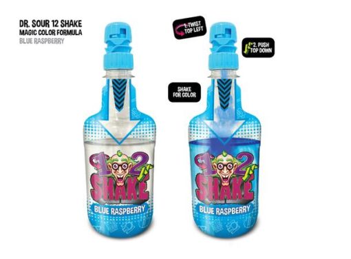 Dr.Sour 1 2 Shake Blue Raspberry Drink 330ml