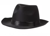 Gangsterhatt svart