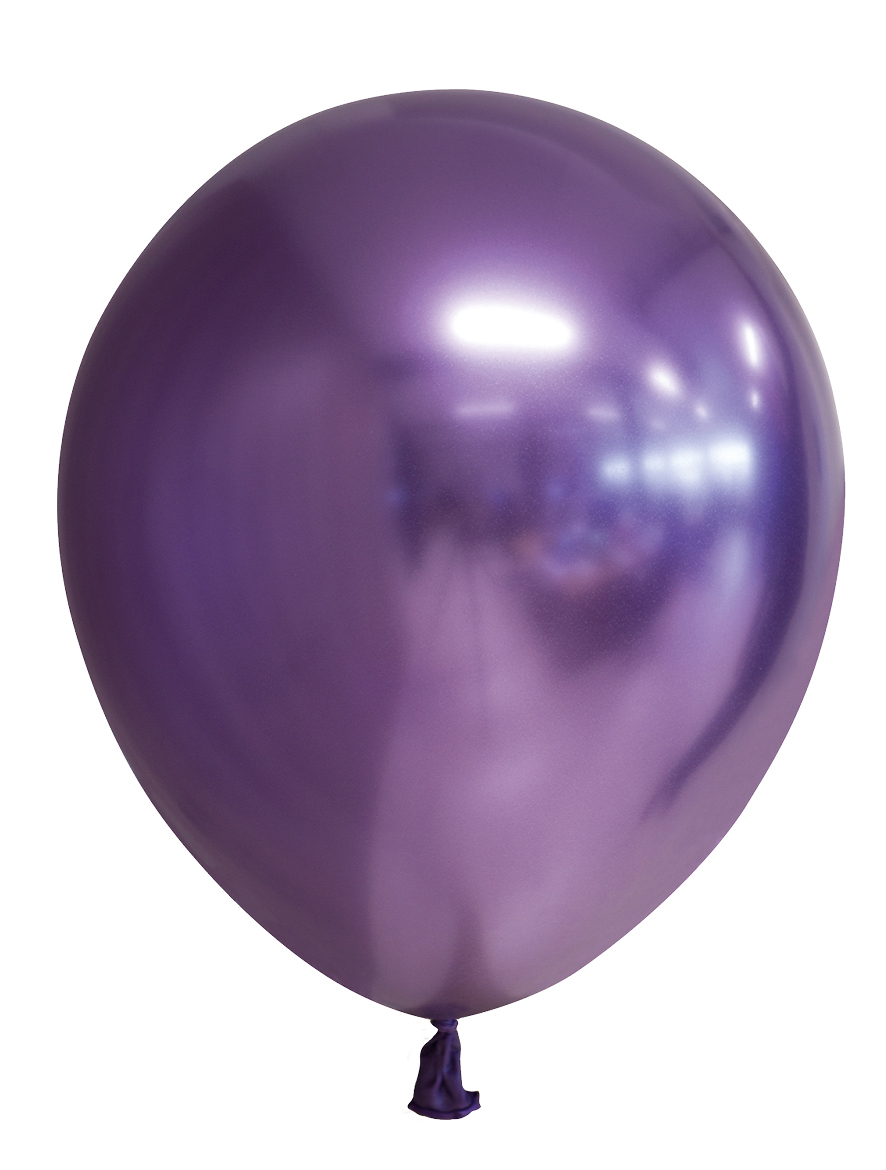 Mirror balloons lilla 6pk