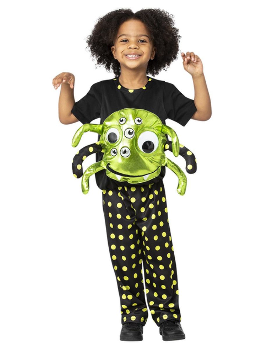 Neon spider costume (T2 3-4 år)