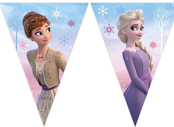 Frozen 2 wind spirit flaggbanner 2,3m
