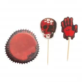 Halloween cupcakes sett