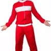 80s retro trackie rød (onesize)