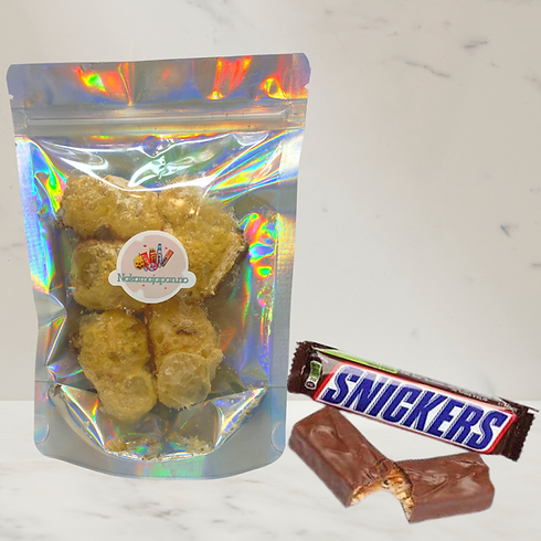 Freeze dried candy snickers