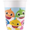 Baby shark pappkopper 8pk