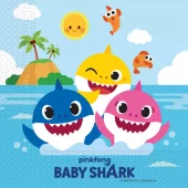 Baby shark servietter 20pk