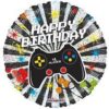 Birthday gamer folieballong