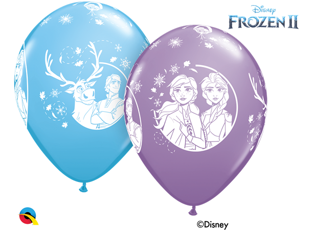 Frozen II gummiballonger 6 pk