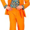 The 70s disco style orange dress XL