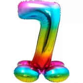Tallballong på fot 7 Rainbow 72 cm