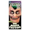Evil grin Big mouth tattoo FX