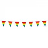 Pride flaggbanner i plast 3m