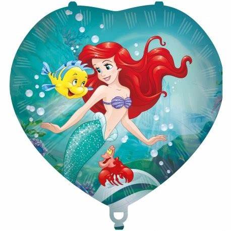 Ariel curious heart ballong