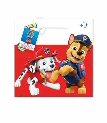 Paw patrol gjenbrukbare godteposer 4pk