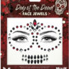 Day of the dead face jewels 46052
