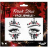 Day of the dead face jewels 46045