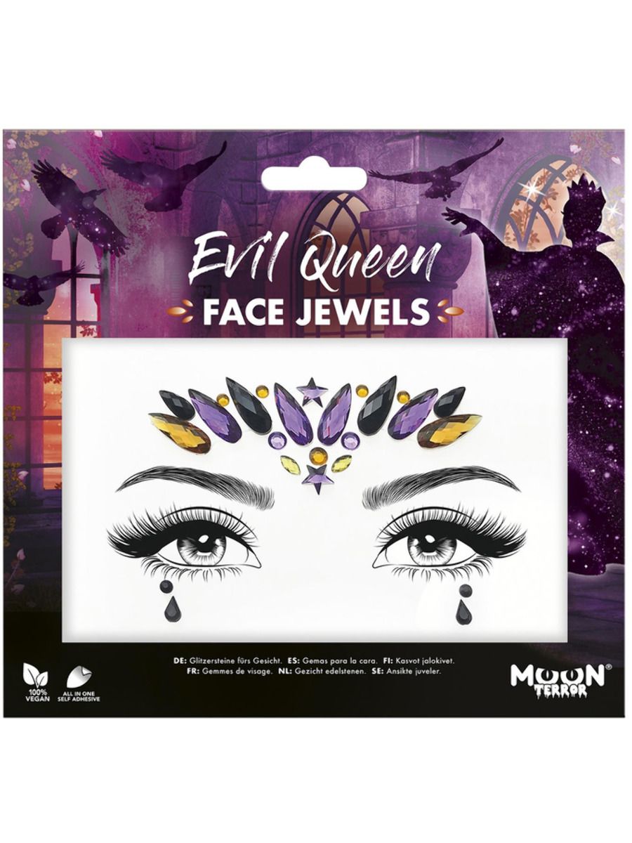 Evil queen face jewels