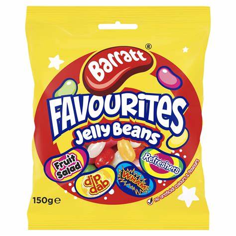 Barnetts favourites jelly bean bag 150gr