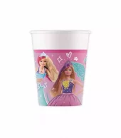 Barbie pappkopper 8pk