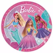 Barbie pappfat 23cm 8pk