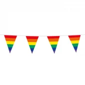 Bunting rainbow flaggbanner 10 m