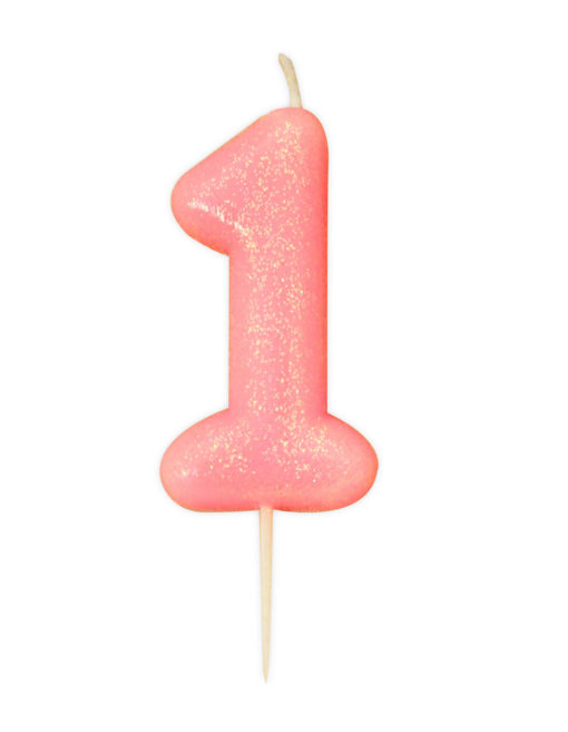 Kakelys 1 glitter rosa