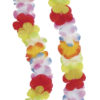 Nylon blomsterkrans flerfarget 107cm