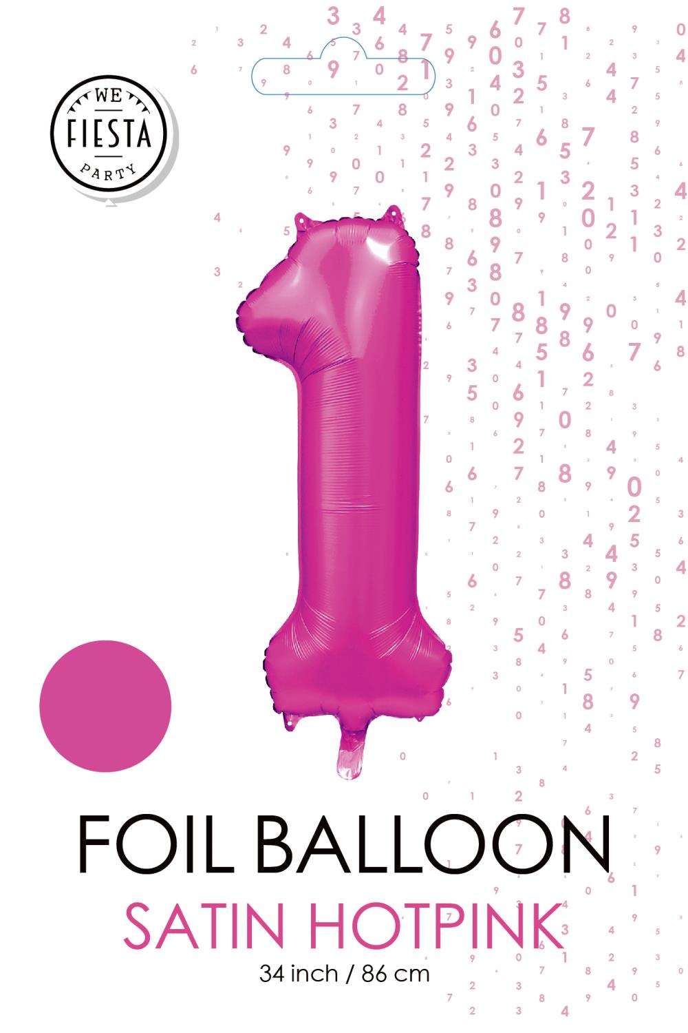 Tallballong 1 satin hot pink 86cm