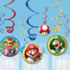 Super Mario swirl decorations