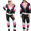 80s shining party tracksuit S