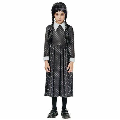 Gothic schoolgirl costume 130-140 cm