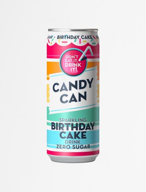 Candy can birthday cake sparkling 330ml