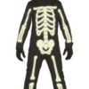 Glow in the dark skeleton str. 3-4 år