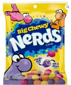 NERDS BIG CHEWY PEG BAG 170g