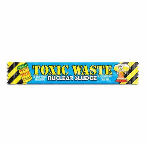 Toxic waste blue raspberry chew bar