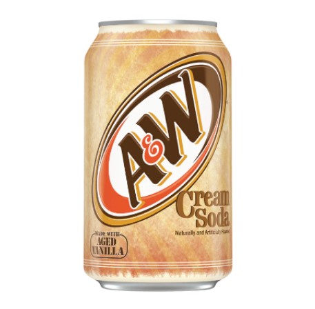 A&W CREAM SODA 355ml (USA)