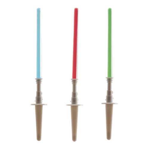 Lyssverd kakedekorasjon star wars 12pk