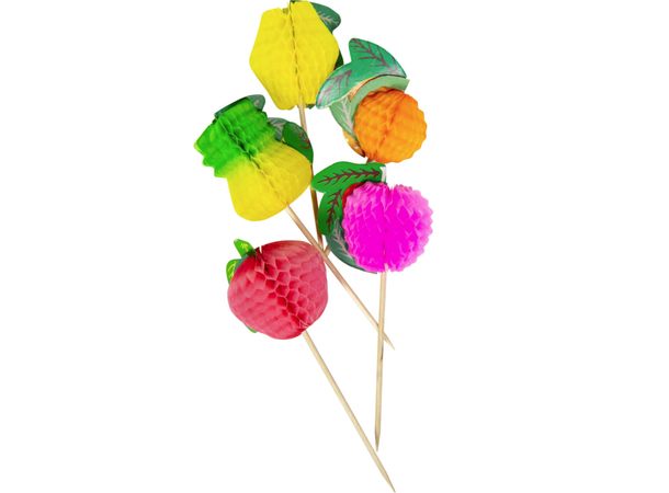 Cocktailpinner Frukt Honeycomb 10pk