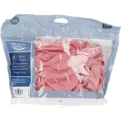 50 pk ballonger powder pink 33cm