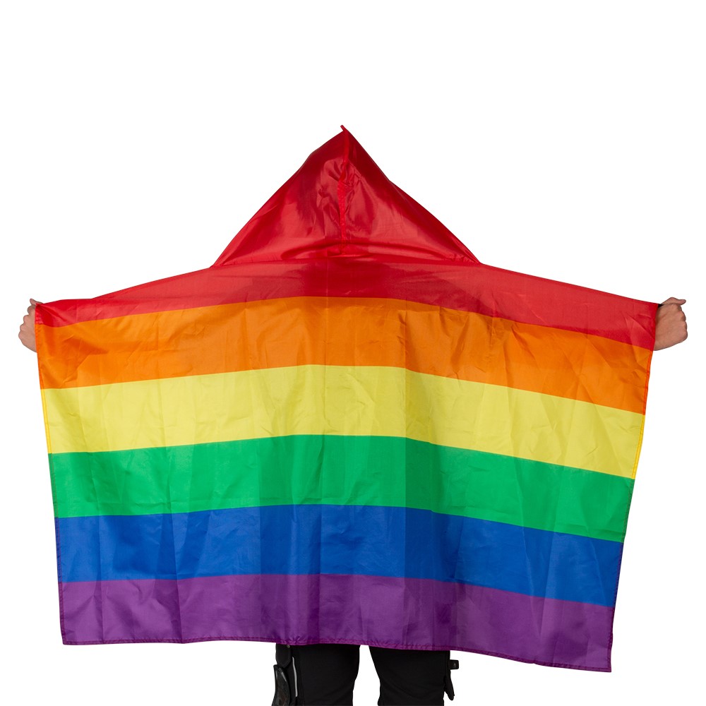 Flag cape rainbow