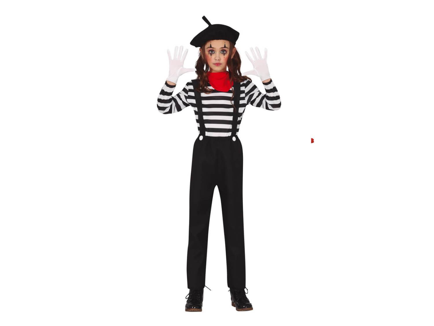 Mime barnekostyme 10-12 år