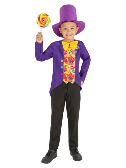 Wonka candy man kostyme L (10-12 år)