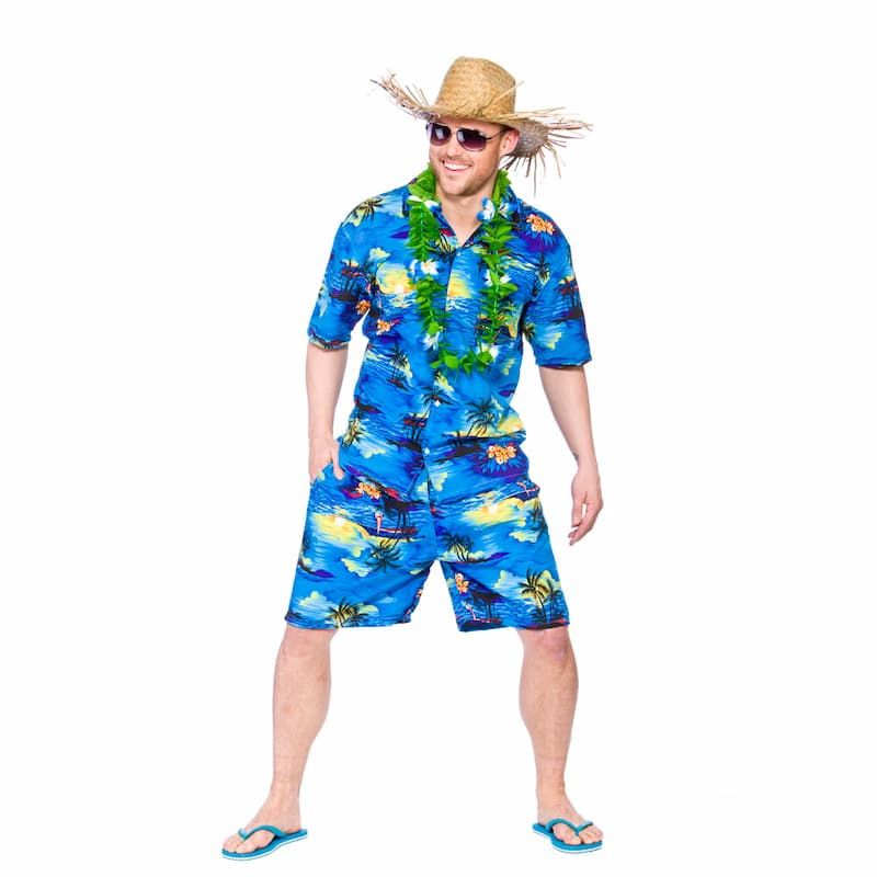 Hawaiian beach party kostyme XL