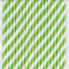 40pk sugerør limegrønne striper