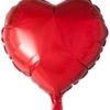Rødt hjerte folie 46cm