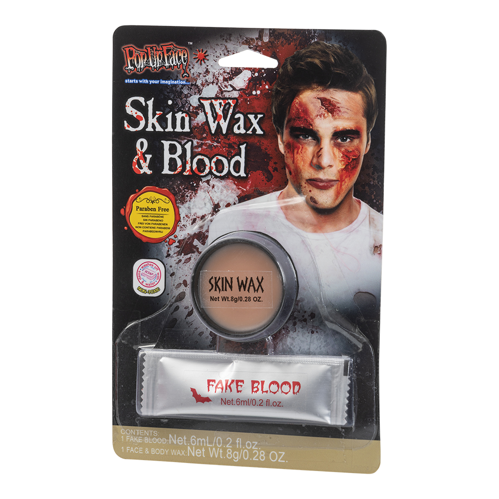 Skin wax & blood