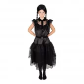 Addams black lace dress str.158/164