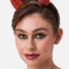 Rhinestone devil tiara