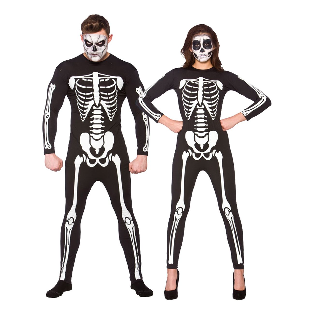 Skeleton jumpsuit M