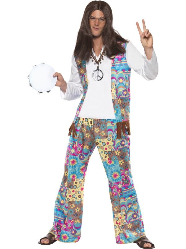 Groovy hippie kostyme L